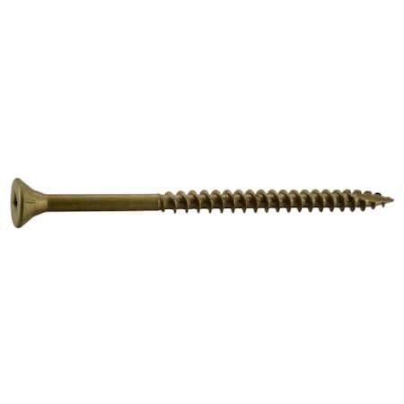 Buildright Deck Screw, #8 x 3 in, Steel, Flat Head, Square Drive, 2000 PK 53860